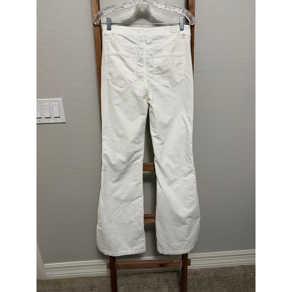 Paige-off white soft Corduroy flare pants- Size 27 - Picture 3 of 4